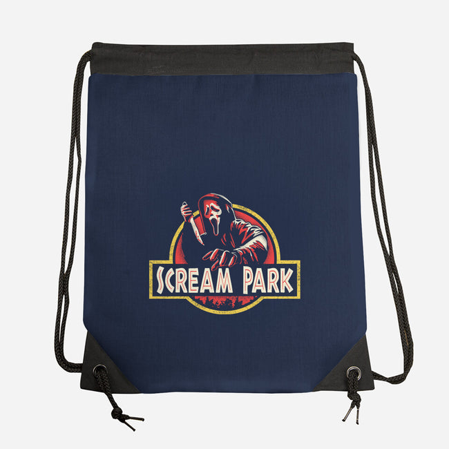 Scream Park-None-Drawstring-Bag-turborat14