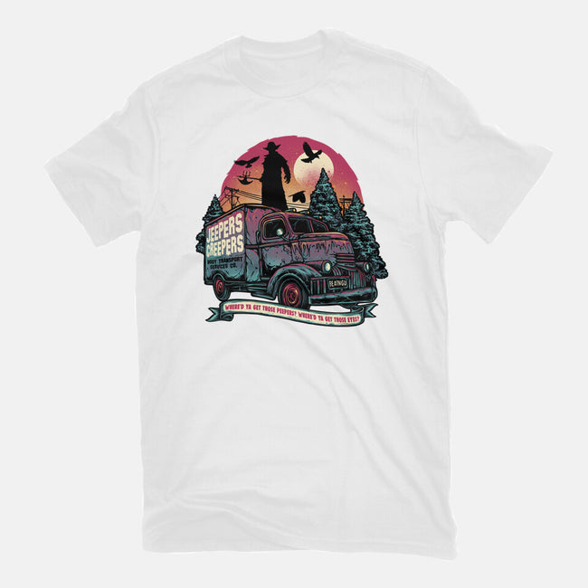 Creepers Transport Service-Unisex-Basic-Tee-glitchygorilla