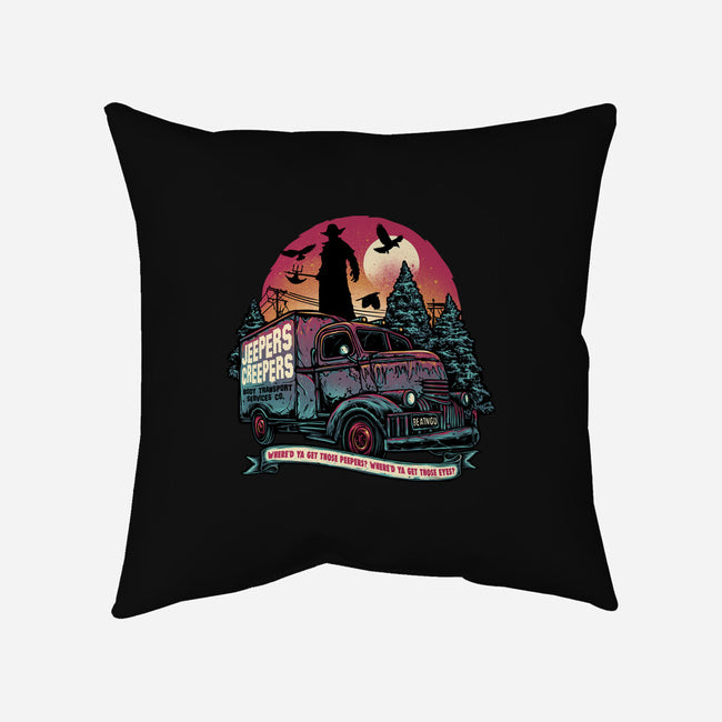 Creepers Transport Service-None-Removable Cover w Insert-Throw Pillow-glitchygorilla