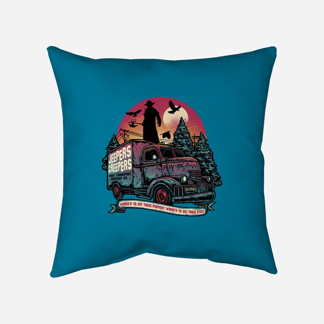 Creepers Transport Service-None-Removable Cover w Insert-Throw Pillow-glitchygorilla