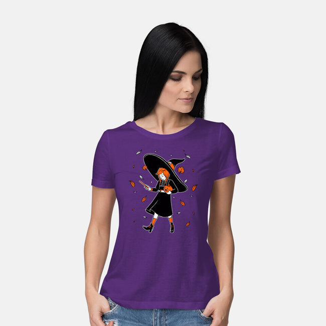 Salt Witch Girl-Womens-Basic-Tee-Studio Mootant