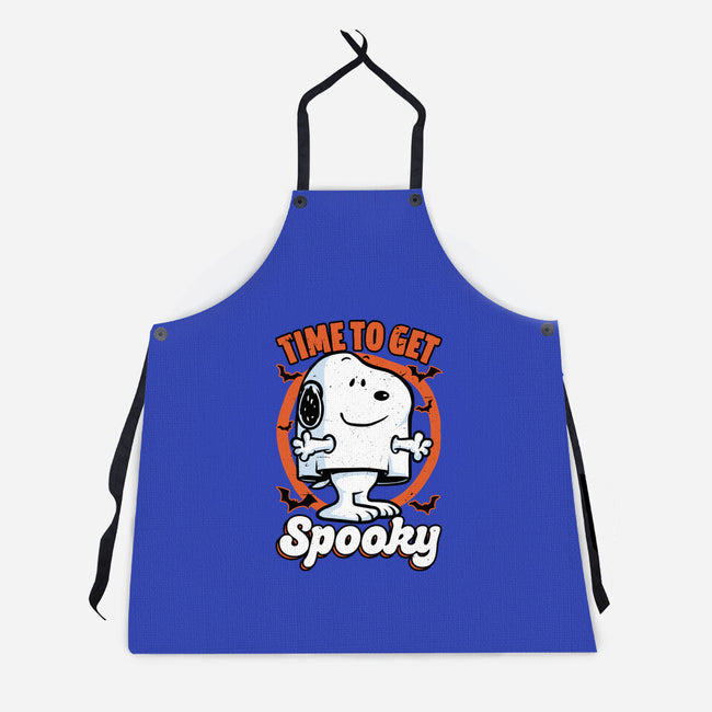 Spooky Beagle Halloween-Unisex-Kitchen-Apron-Studio Mootant