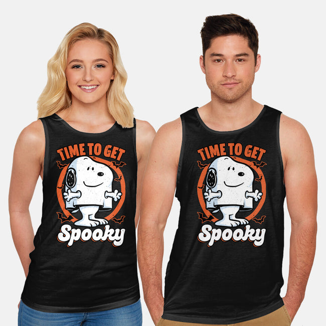 Spooky Beagle Halloween-Unisex-Basic-Tank-Studio Mootant