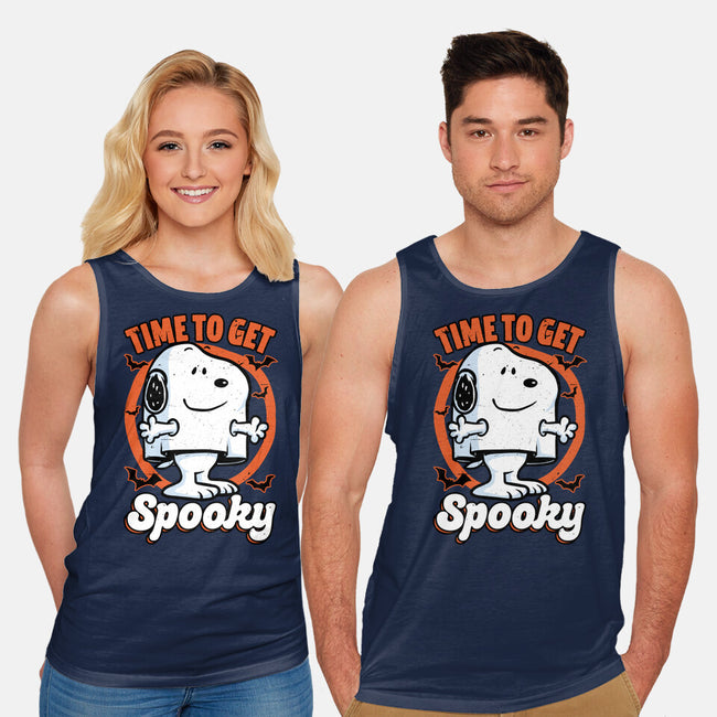 Spooky Beagle Halloween-Unisex-Basic-Tank-Studio Mootant