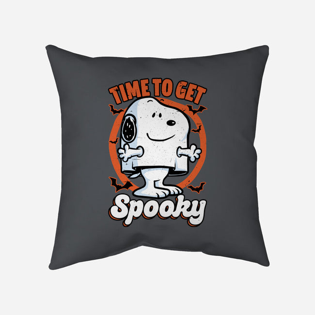 Spooky Beagle Halloween-None-Removable Cover w Insert-Throw Pillow-Studio Mootant