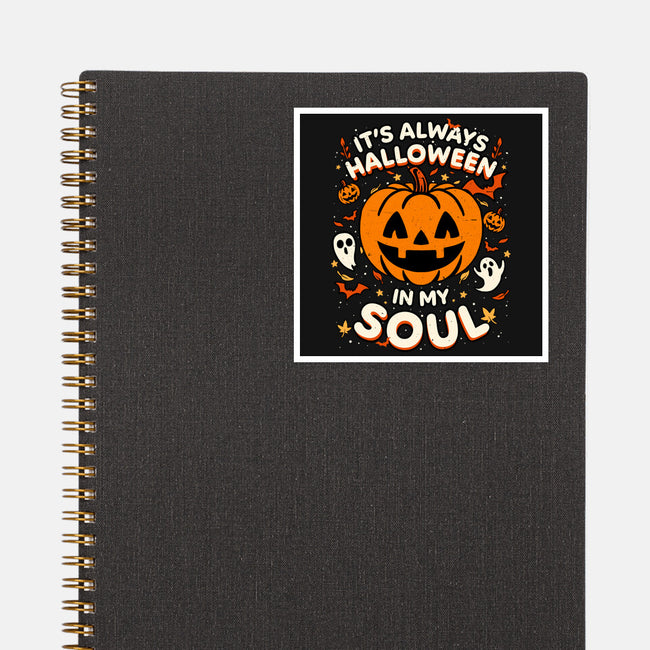 Halloween Soul Pumpkin-None-Glossy-Sticker-Studio Mootant