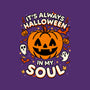 Halloween Soul Pumpkin-None-Removable Cover w Insert-Throw Pillow-Studio Mootant