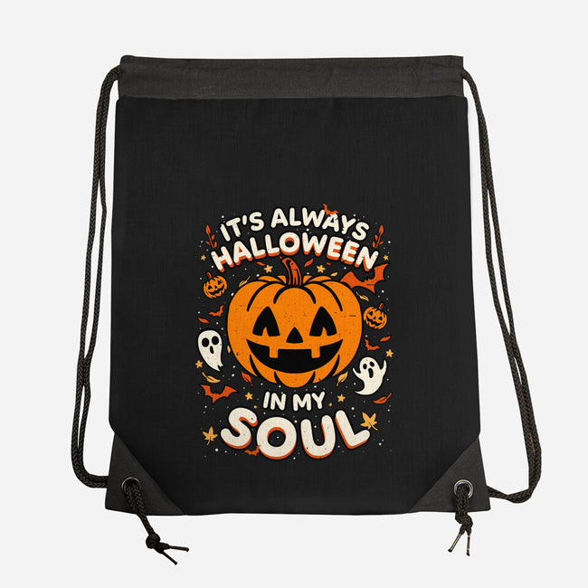 Halloween Soul Pumpkin-None-Drawstring-Bag-Studio Mootant