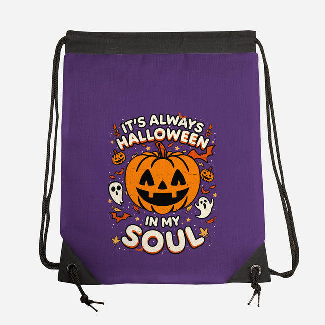 Halloween Soul Pumpkin-None-Drawstring-Bag-Studio Mootant