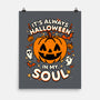 Halloween Soul Pumpkin-None-Matte-Poster-Studio Mootant