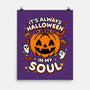 Halloween Soul Pumpkin-None-Matte-Poster-Studio Mootant