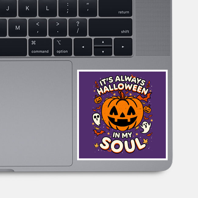 Halloween Soul Pumpkin-None-Glossy-Sticker-Studio Mootant