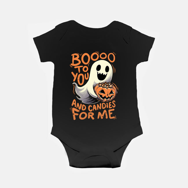 Halloween Ghost Candies-Baby-Basic-Onesie-Studio Mootant