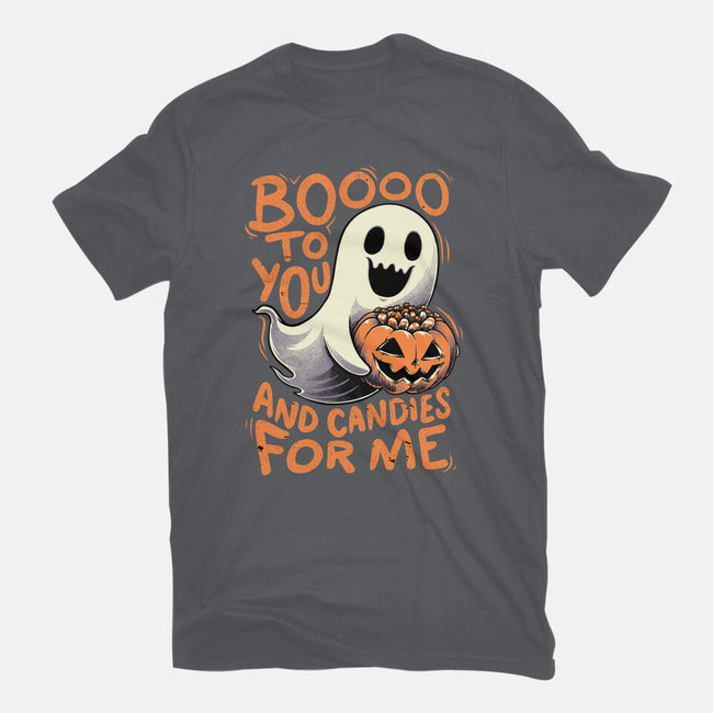 Halloween Ghost Candies-Unisex-Basic-Tee-Studio Mootant