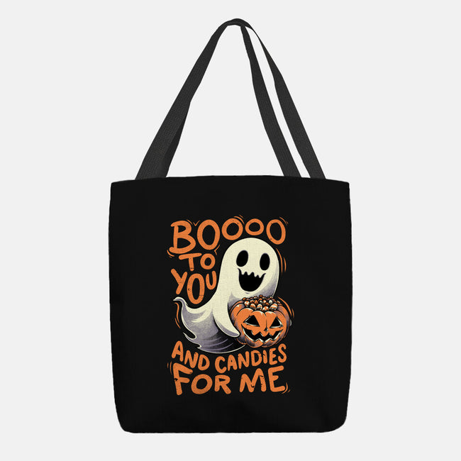 Halloween Ghost Candies-None-Basic Tote-Bag-Studio Mootant