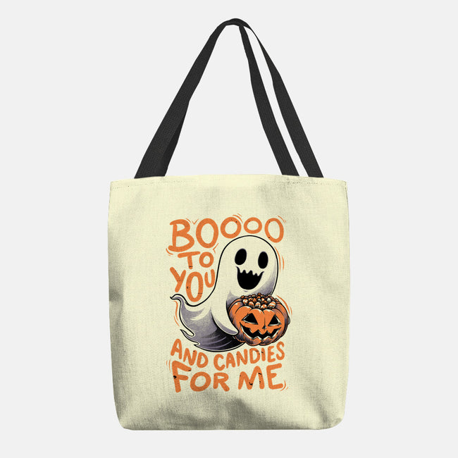 Halloween Ghost Candies-None-Basic Tote-Bag-Studio Mootant