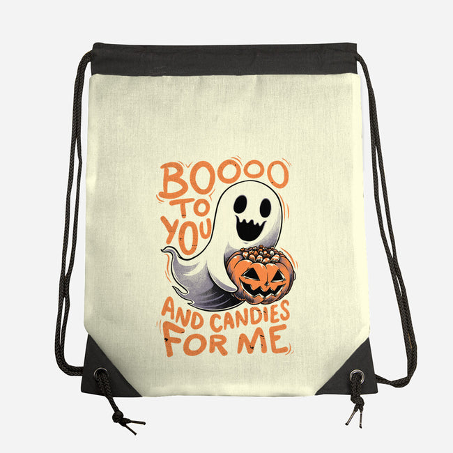 Halloween Ghost Candies-None-Drawstring-Bag-Studio Mootant