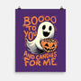 Halloween Ghost Candies-None-Matte-Poster-Studio Mootant