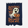 Halloween Ghost Candies-None-Polyester-Shower Curtain-Studio Mootant