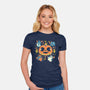 The Halloween Experiment-Womens-Fitted-Tee-yumie