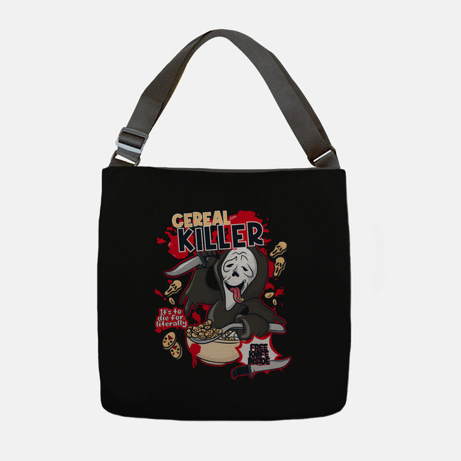 Cereal Literally To Die For-None-Adjustable Tote-Bag-Claudia