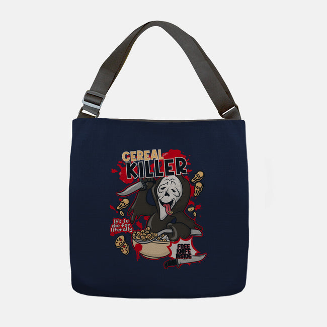 Cereal Literally To Die For-None-Adjustable Tote-Bag-Claudia