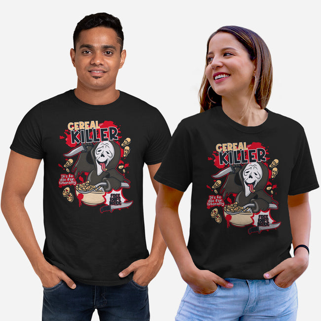 Cereal Literally To Die For-Unisex-Basic-Tee-Claudia