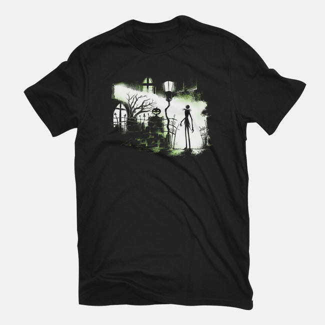 The Exorcism Before Christmas-Womens-Fitted-Tee-zascanauta