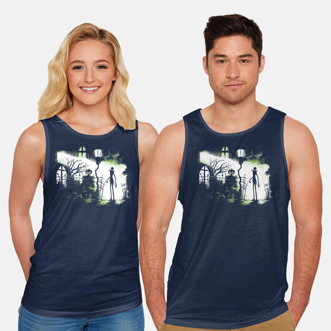 The Exorcism Before Christmas-Unisex-Basic-Tank-zascanauta