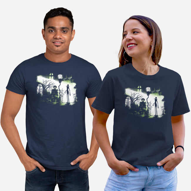 The Exorcism Before Christmas-Unisex-Basic-Tee-zascanauta