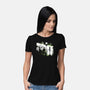 The Exorcism Before Christmas-Womens-Basic-Tee-zascanauta