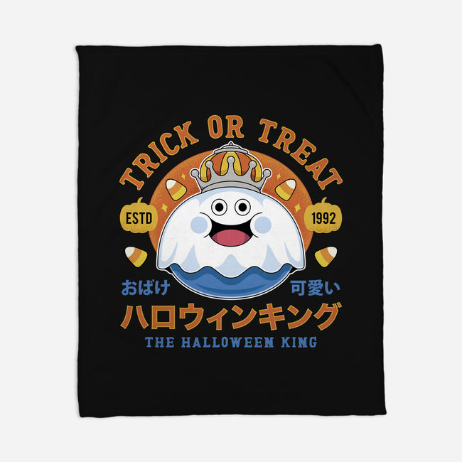 King Slime Halloween-None-Fleece-Blanket-LAGELANTEE