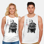 Crystal Lake Killer Sumi-e-Unisex-Basic-Tank-DrMonekers