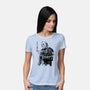 Crystal Lake Killer Sumi-e-Womens-Basic-Tee-DrMonekers