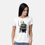 Crystal Lake Killer Sumi-e-Womens-Basic-Tee-DrMonekers