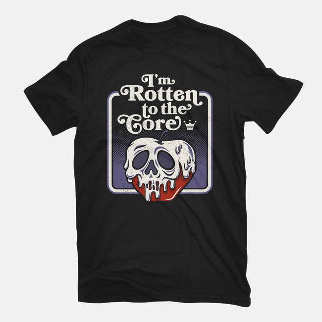 Rotten To The Core-Womens-Fitted-Tee-Nemons