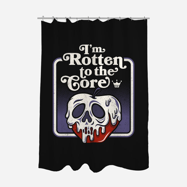 Rotten To The Core-None-Polyester-Shower Curtain-Nemons