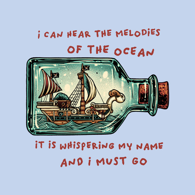 Pirate Ship In A Bottle-None-Drawstring-Bag-glitchygorilla