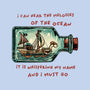 Pirate Ship In A Bottle-Womens-Fitted-Tee-glitchygorilla