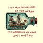 Pirate Ship In A Bottle-Unisex-Kitchen-Apron-glitchygorilla