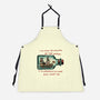 Pirate Ship In A Bottle-Unisex-Kitchen-Apron-glitchygorilla