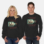 Pirate Ship In A Bottle-Unisex-Crew Neck-Sweatshirt-glitchygorilla