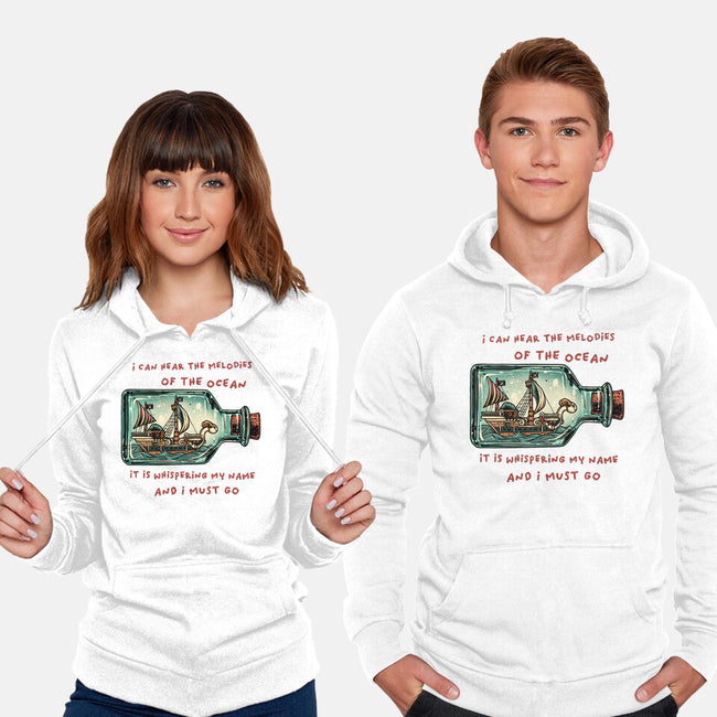 Pirate Ship In A Bottle-Unisex-Pullover-Sweatshirt-glitchygorilla