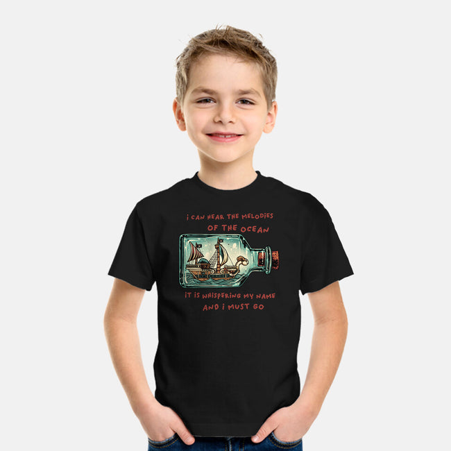 Pirate Ship In A Bottle-Youth-Basic-Tee-glitchygorilla