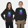 Nostalgia Black Cat-Youth-Crew Neck-Sweatshirt-Donnie