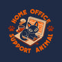 Home Office Animal Support-Unisex-Pullover-Sweatshirt-worlddominationforcats