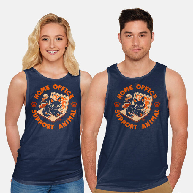 Home Office Animal Support-Unisex-Basic-Tank-worlddominationforcats