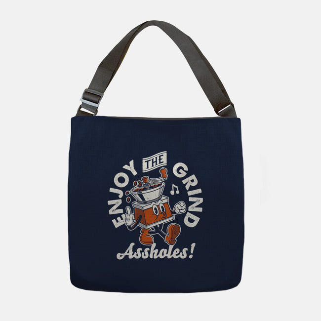 Enjoy The Grind-None-Adjustable Tote-Bag-Nemons