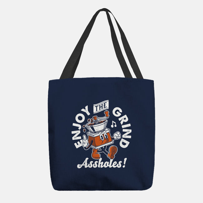 Enjoy The Grind-None-Basic Tote-Bag-Nemons