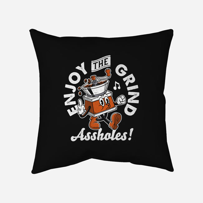 Enjoy The Grind-None-Removable Cover w Insert-Throw Pillow-Nemons